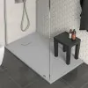 Piatto doccia 80x120 riducibile in resina grigio pietra serie Agorà