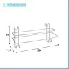 Scheda tecnica porta asciugamani per termoarredo in acciaio rivestito con Polytherm grigio