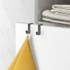 Gancio appendi asciugamano nero Origin Lava per anta mobile bagno