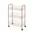 Carrello con ruote e 3 ripiani in acciaio con Polytherm rame Lugano