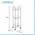 Scheda tecnica carrello porta tutto a 3 ripiani in acciaio con Polytherm argento Toronto