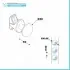 Scheda tecnica set appendini smart in ABS bianco per scaldasalviette e termoarredo