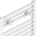 Ganci per termoarredo Smart in ABS bianco
