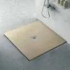 Piatto doccia resina 70x70 su misura tortora effetto pietra Karen