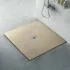 Piatto doccia resina 70x70 su misura tortora effetto pietra Karen