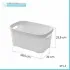 Scheda tecnica cestino portabiancheria moderno in plastica bianca con capienza 27 lt