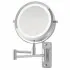 Specchio Beauty Muro Braccio Orientabile Acciaio Luce LED 