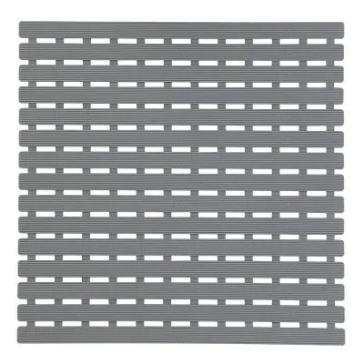 tappeto doccia antiscivolo grigio