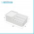 Scheda tecnica organizzatore cosmetici e trucco bianco con box con coperchio e 11 scomparti