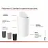 Caratteristiche tecniche secchio per bagno in polipropilene nero 6 litri con coperchio basculante