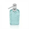 Dispensatore sapone liquido in vetro colorato con capienza 400 ml