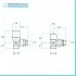 Scheda tecnica kit valvola termostatica e detentore cromo con raccordi multistrato 20x2
