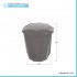 Scheda tecnica cestino bagno capacità 5,5 lt in plastica grigia con coperchio basculante
