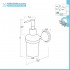 Porta dispenser sapone liquido Iris dimensioni
