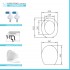 Scheda tecnica Copriwater compatibile Karla di Rak Ceramics