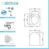 Scheda tecnica Copriwater compatibile con serie Resort di Rak