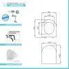 Scheda tecnica Copriwater compatibile con serie Resort di Rak