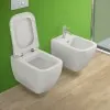 WC sospeso singolo Metropolitan con sedile slim soft close