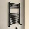 Termoarredo design Nero opaco 600x770 Interasse 550 mm