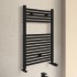 Termoarredo design Nero opaco 600x770 Interasse 550 mm