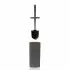 Porta scopino WC Grigio con scopino a setole nere Blob