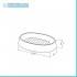 Scheda tecnica del Portasaponetta Blob