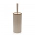 Portascopino wc Tortora dettagli effetto legno serie Blob