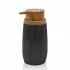 Dispenser per sapone liquido Nero dettagli effetto legno Blob