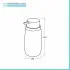 Dispenser per sapone liquido Nero dettagli effetto legno Blob
