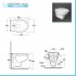 Scheda tecnica del WC sospeso Karla