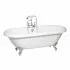 Vasca freestanding Victoria con piedini a zampa d'aquila cromati regolabili in altezza