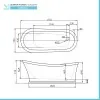 Scheda tecnica della Vasca freestanding classica Windsor