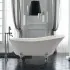 Vasca da bagno freestanding classica 170x72 Piedini cromo a zampa di leone regolabili Samantha