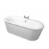 Vasca da bagno freestanding moderna 177x82 Piedini interni regolabili in altezza e Scarico incluso