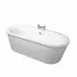 Vasca da bagno freestanding moderna 177x82 Piedini interni regolabili in altezza e Scarico incluso