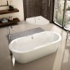 Vasca da bagno freestanding moderna 180x83 Piedini interni regolabili Allison