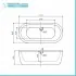 Scheda tecnica della Vasca da bagno freestanding Alexandra