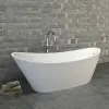 Vasca da bagno freestanding moderna 170x74,5 con Piedini interni regolabili Monique