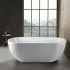 Vasca da bagno freestanding moderna 170x75 Piedini interni regolabili Chantal II