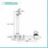 Scheda Tecnica dello Scarico Click Clack per vasca freestanding con Troppopieno