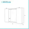 Scheda tecnica dello Specchio contenitore Way