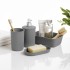 Set completo di accessori da bagno Jinko Grigio antracite