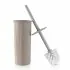 Portascopino WC in plastica Soft Touch Tortora serie Jinko