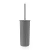Portascopino WC in plastica Soft Touch Grigio antracite serie Jinko