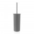 Portascopino WC in plastica Soft Touch Grigio antracite serie Jinko