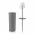 Portascopino WC in plastica Soft Touch Grigio antracite serie Jinko