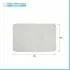 Tappeto bagno antiscivolo 45x75 cm Nuvola ecru antiscivolo