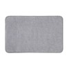 Tappeto per doccia antiscivolo grigio 45x75 cm in poliestere Nuvola
