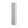 Colonna sospesa da bagno 30x150 azzurro polvere con ripiani Furore