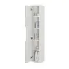 Colonna sospesa da bagno 30x150 azzurro polvere con ripiani Furore